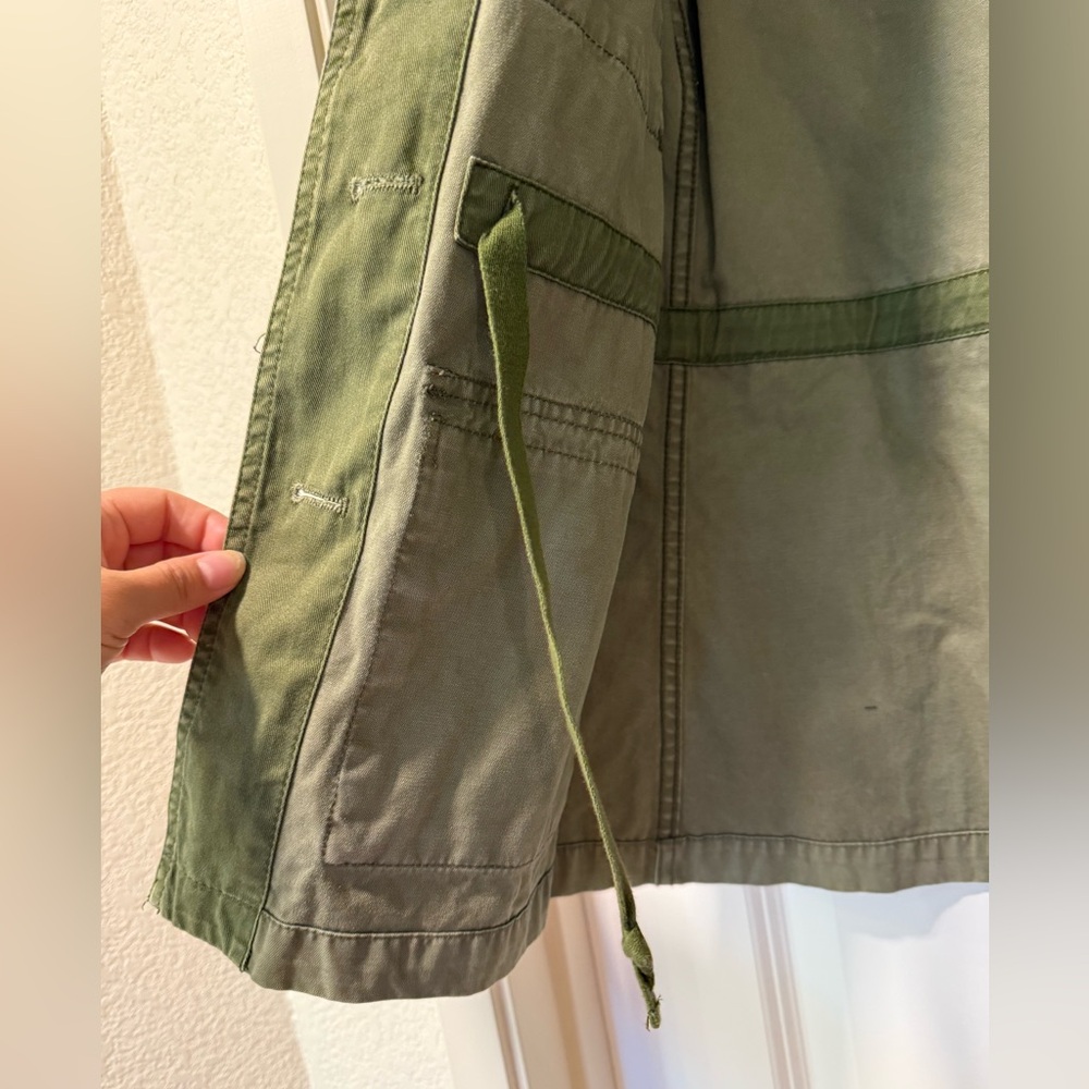 Madewell Olive Green Women's Utility Jacket Size XS - Picture 6 of 9